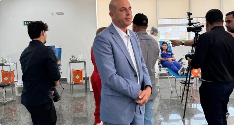 Ismael Crispin participa de campanha de doação de sangue e cadastro de medula óssea na Alero - News Rondônia