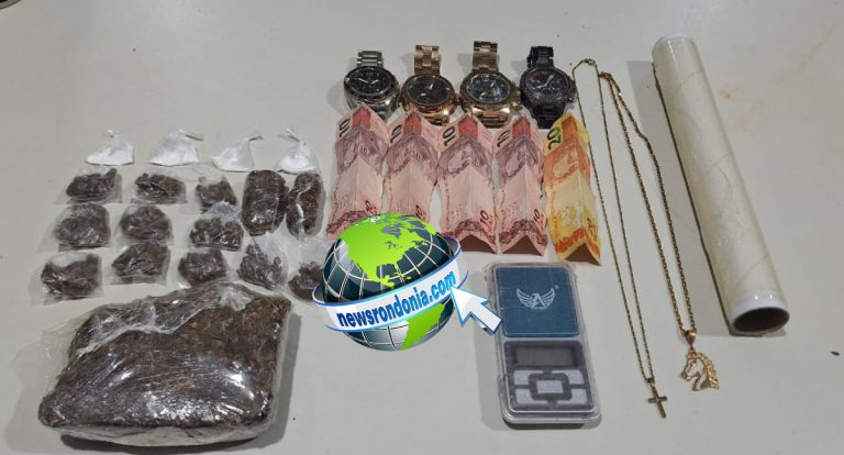 Jovem de 20 anos é preso por tráfico de drogas no bairro Três Marias