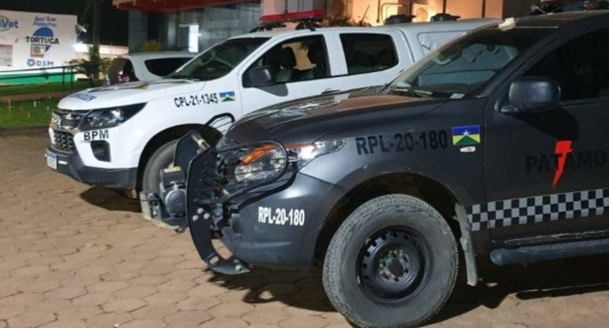 Jovem foge da polícia em alta velocidade e é contido após perseguição em Jaru