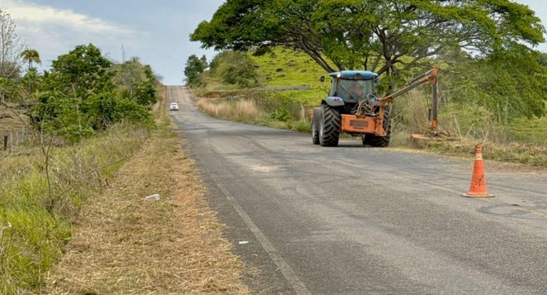 Manutenção na RO-205 melhora visibilidade e garante mais segurança em Cujubim