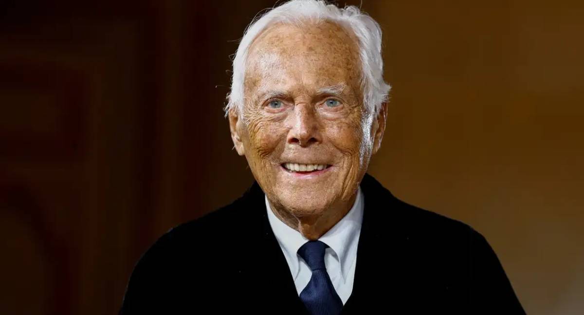 Morre o estilista italiano Giorgio Armani aos 91 anos