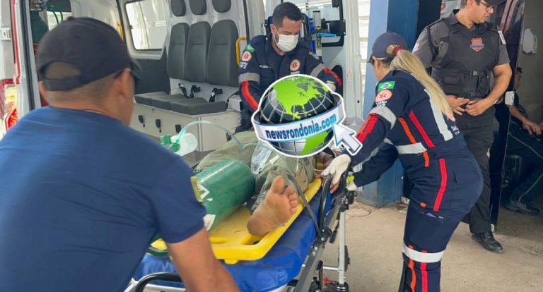 Motociclista é intubado após queda na zona leste