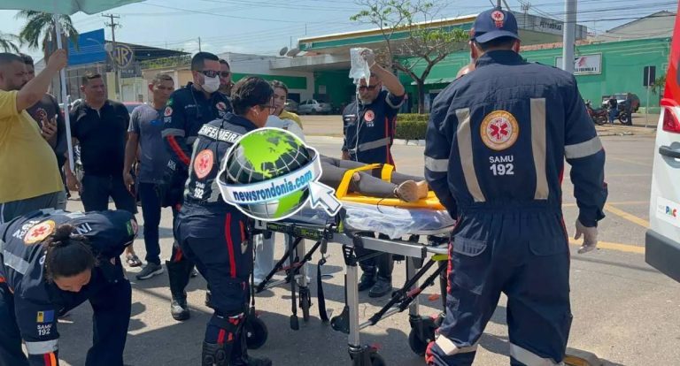 VÍDEO: Mulher intubada após acidente morre em Porto Velho