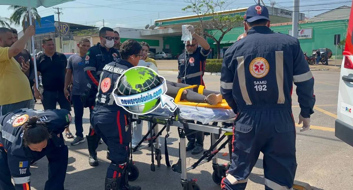 VÍDEO: Mulher intubada após acidente morre em Porto Velho
