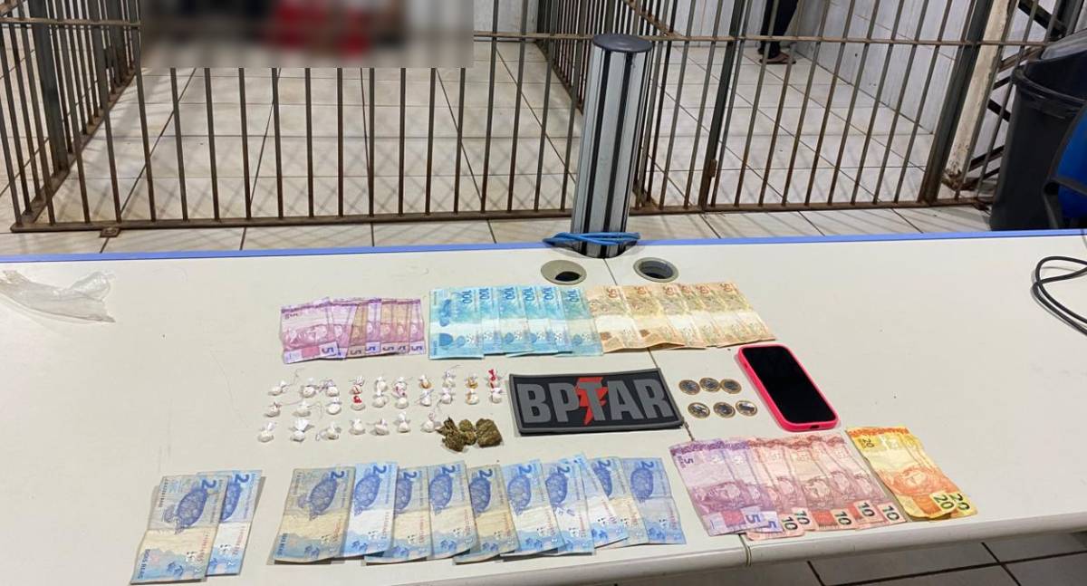 Mulher tenta engolir droga e acaba presa pelo BPTAR na zona Sul de Porto Velho