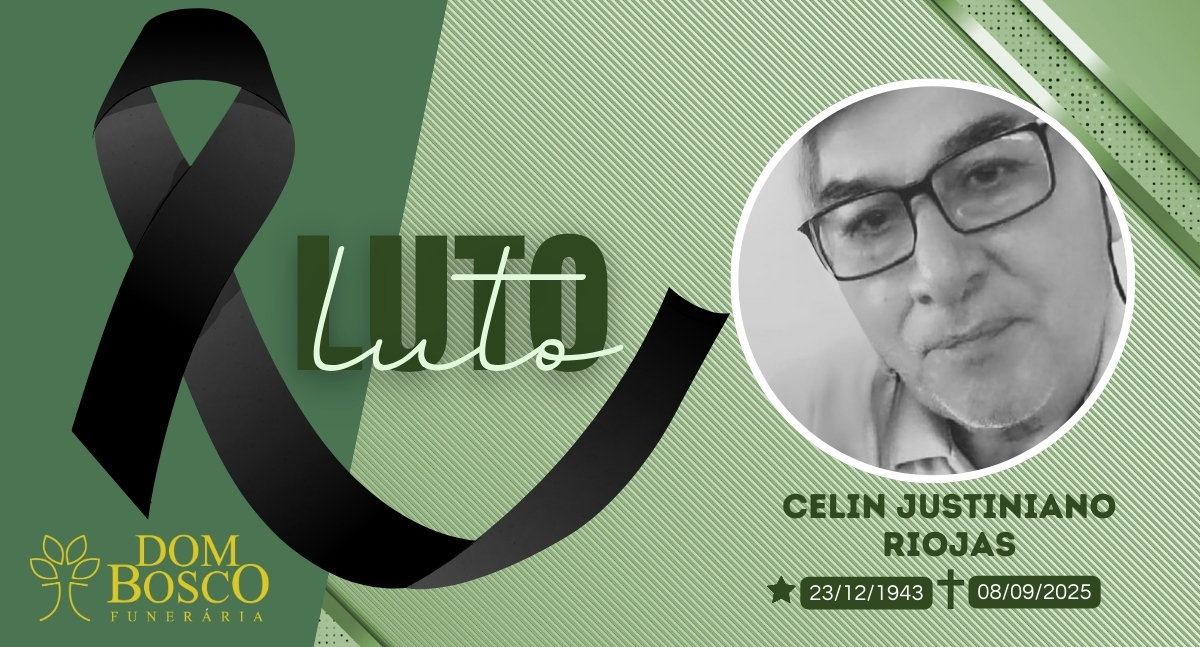 Nota de falecimento: Celin Justiniano Riojas