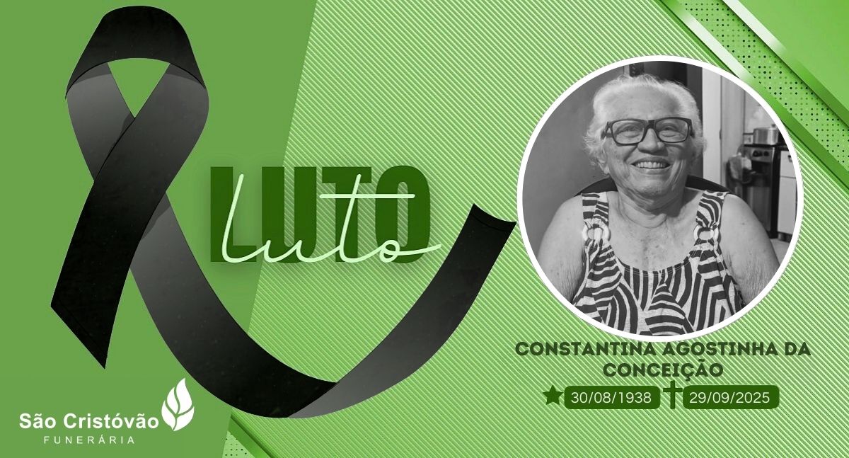 Nota de pesar: Constantina Agostinha da Conceição