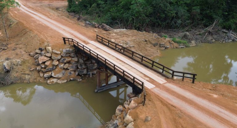 Obras de pontes na RO-460 melhoram segurança e trafegabilidade entre Buritis e Rio Pardo