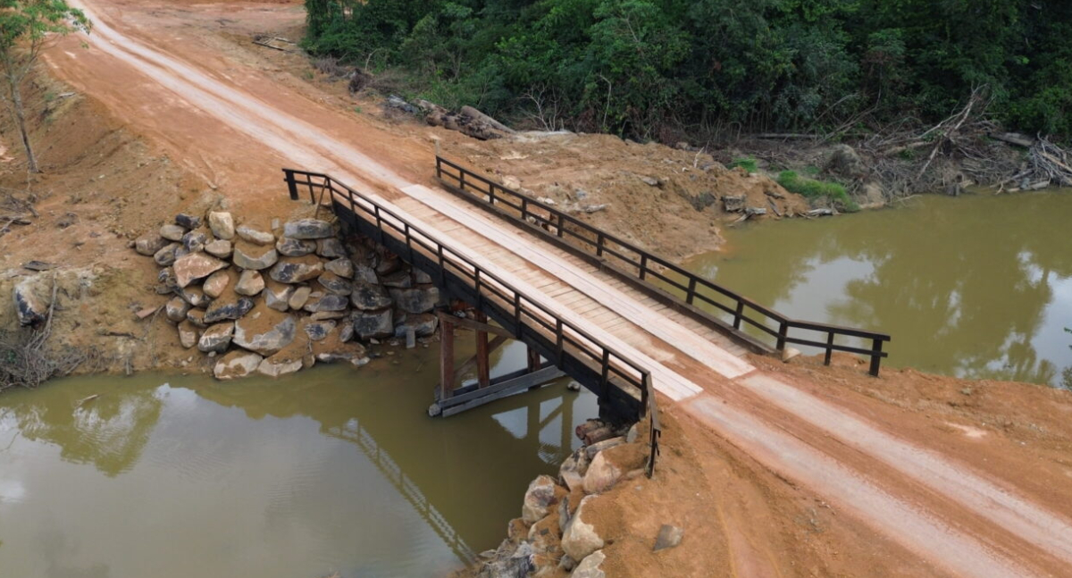 Obras de pontes na RO-460 melhoram segurança e trafegabilidade entre Buritis e Rio Pardo