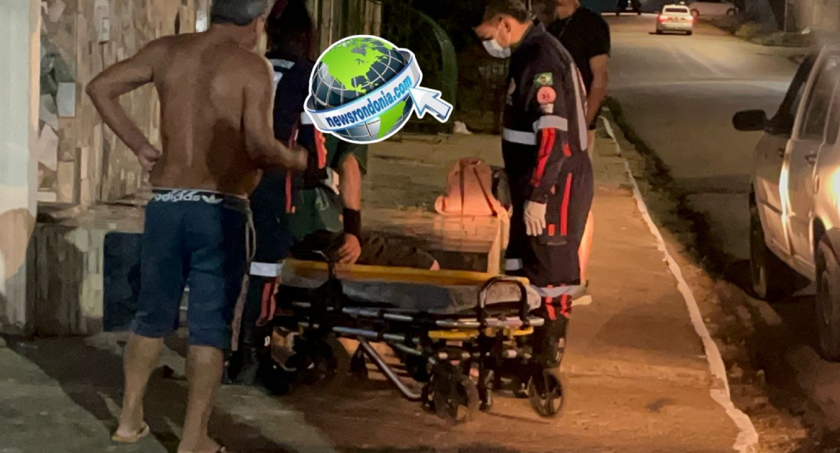 Pedestre é atropelado por motociclista no centro de Porto Velho