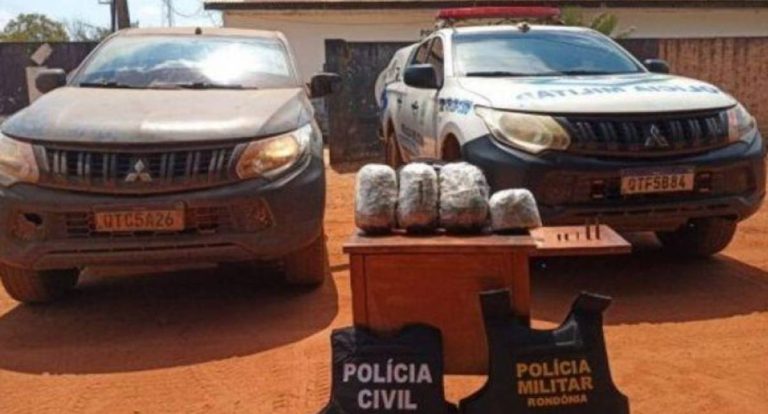 Polícia apreende munições de fuzil e drogas em Costa Marques