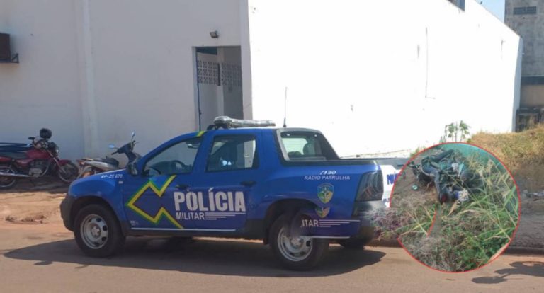 Polícia Militar recupera moto furtada em Rolim de Moura