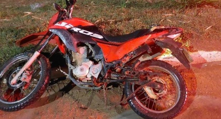 Polícia prende suspeito com moto furtada em Machadinho