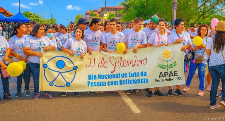 Porto Velho realiza caminhada pelo Dia Nacional da Luta da Pessoa com Deficiência