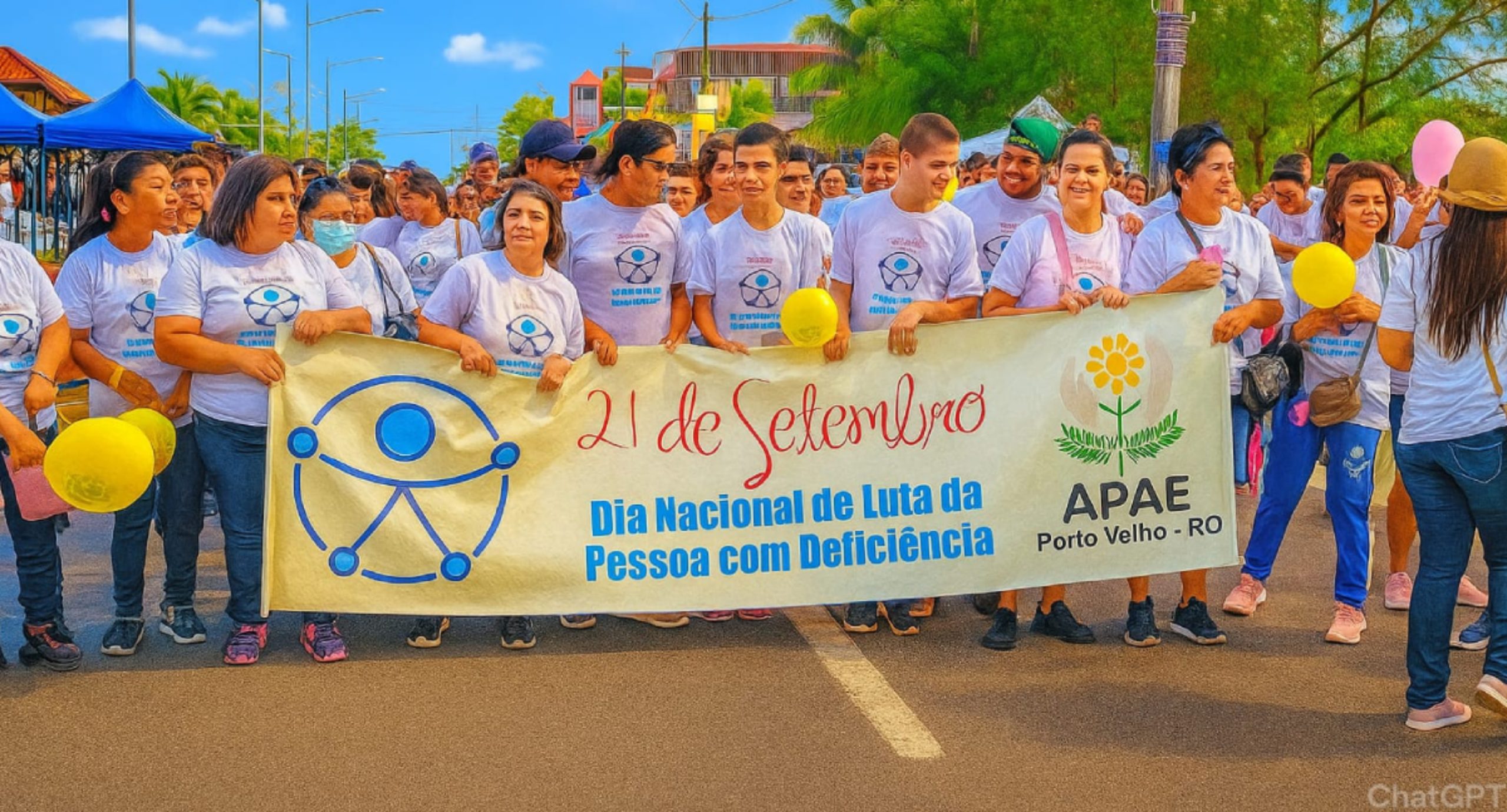 Porto Velho realiza caminhada pelo Dia Nacional da Luta da Pessoa com Deficiência