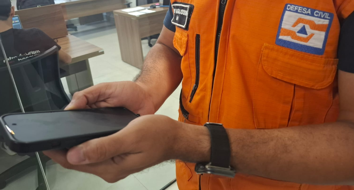 Porto Velho recebe primeiro alerta do novo sistema de Defesa Civil