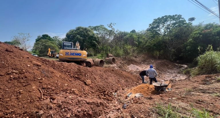 Prefeitura de Porto Velho avança em obras de drenagem na avenida Imigrantes para melhorar escoamento das águas pluviais