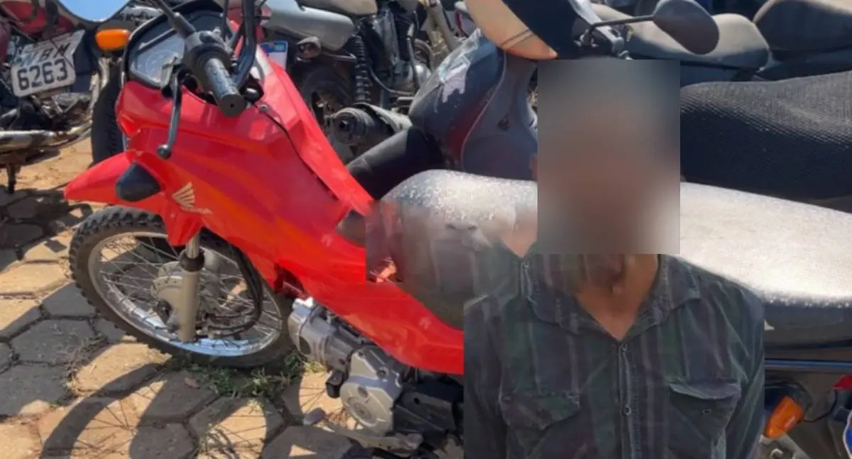 PRF prende motociclista com veículo furtado na BR-364 em Ji-Paraná