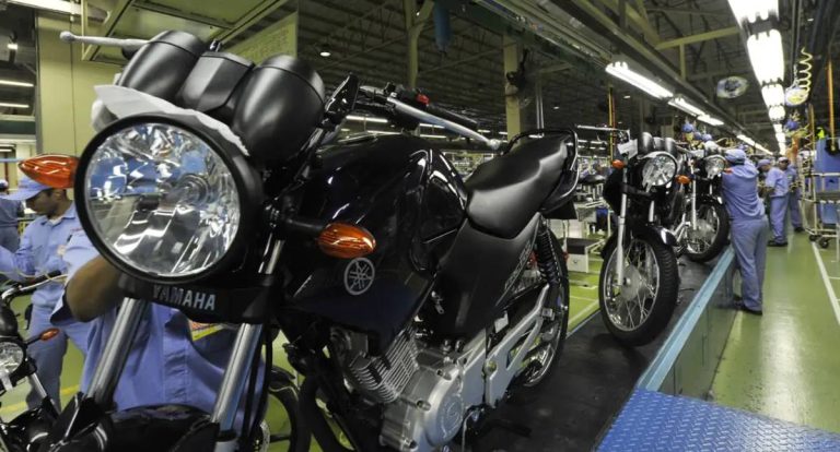 Produção de motocicletas tem melhor resultado do ano