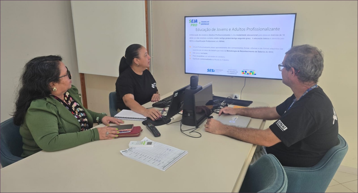 Programa SEJA PRO+ do SESI vai ampliar escolaridade e qualificação em Rondônia