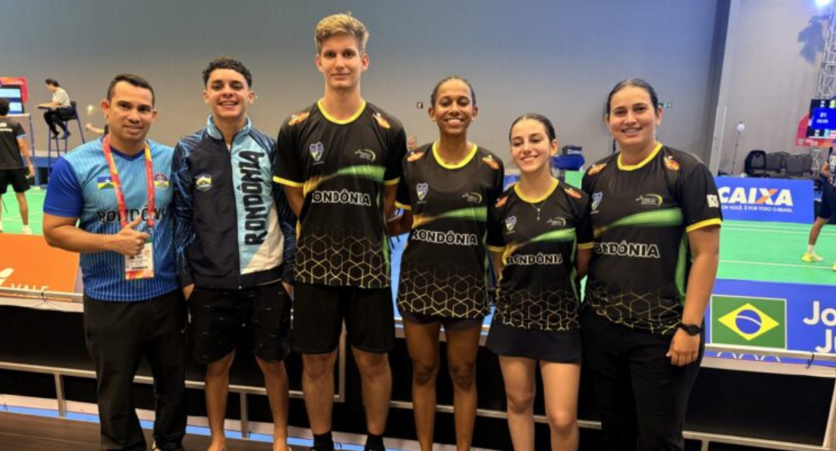 Rondônia conquista medalha de ouro e bronze no badminton nos Jogos da Juventude 2025