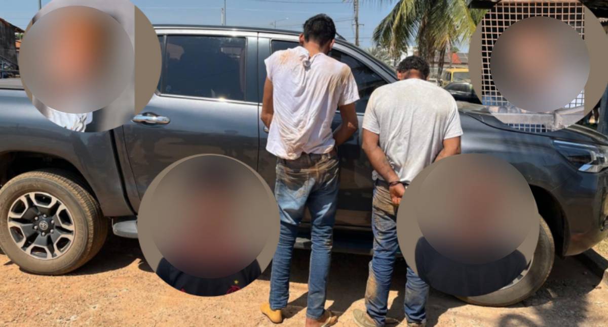 Seis criminosos são presos após roubo a família em Santa Luzia do Oeste