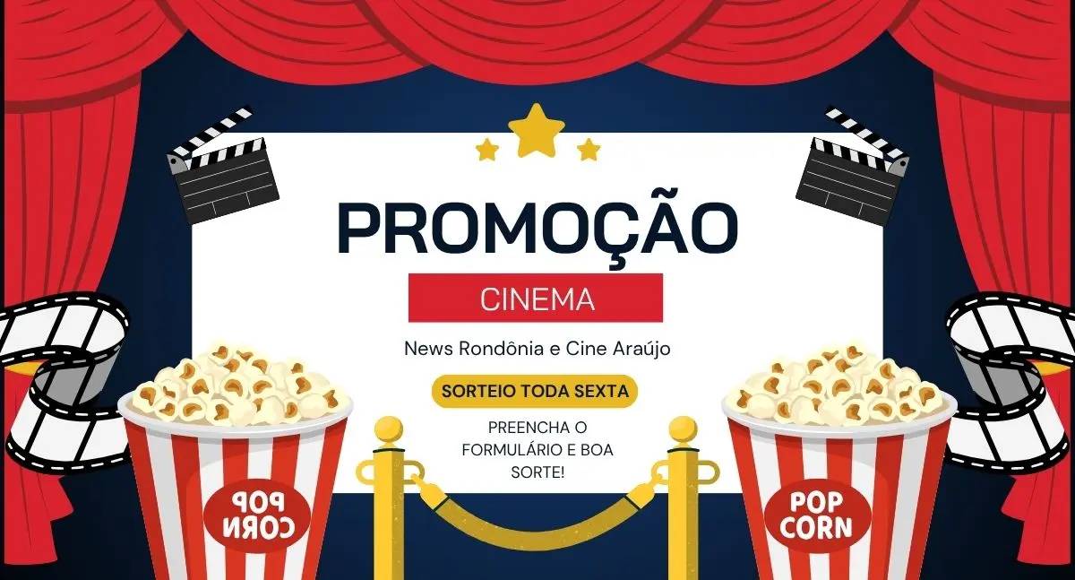 Sorteio News Rondônia + Cine Araújo premia mais um apaixonado por cinema