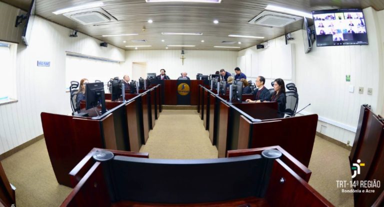 TRT-14 regulamenta sessões de julgamento virtuais e telepresenciais