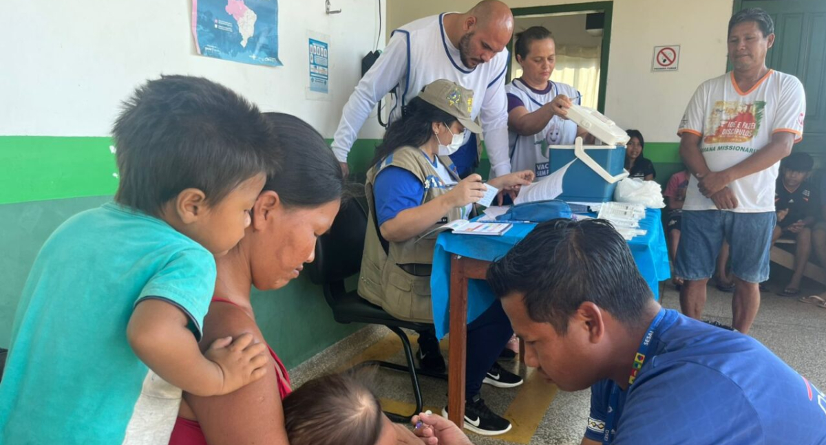 Vacinação Sem Fronteira chega à aldeia Lage Novo em Guajará-Mirim e reforça proteção indígena