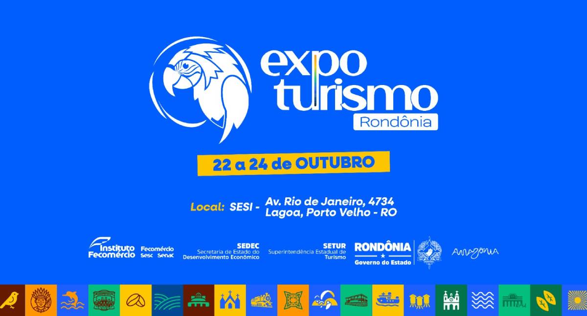 Vem aí a 2ª Expo Turismo Rondônia 2025 com entrada gratuita para toda a família