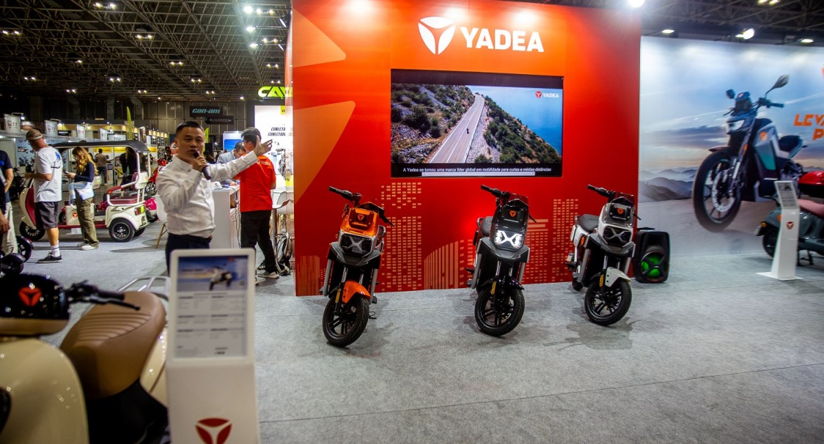 Yadea apresenta scooter no Festival Moto Brasil e recebe aprovação do público