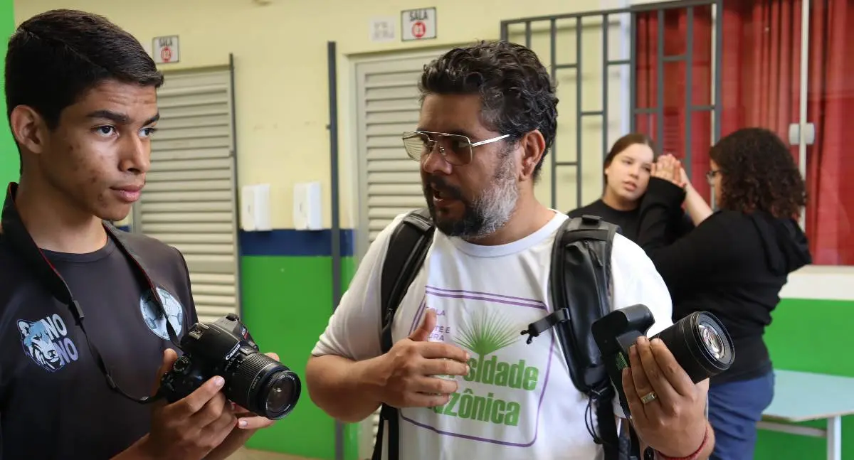 ACEMDA oferece oficinas de arte e sustentabilidade para crianças em Vilhena