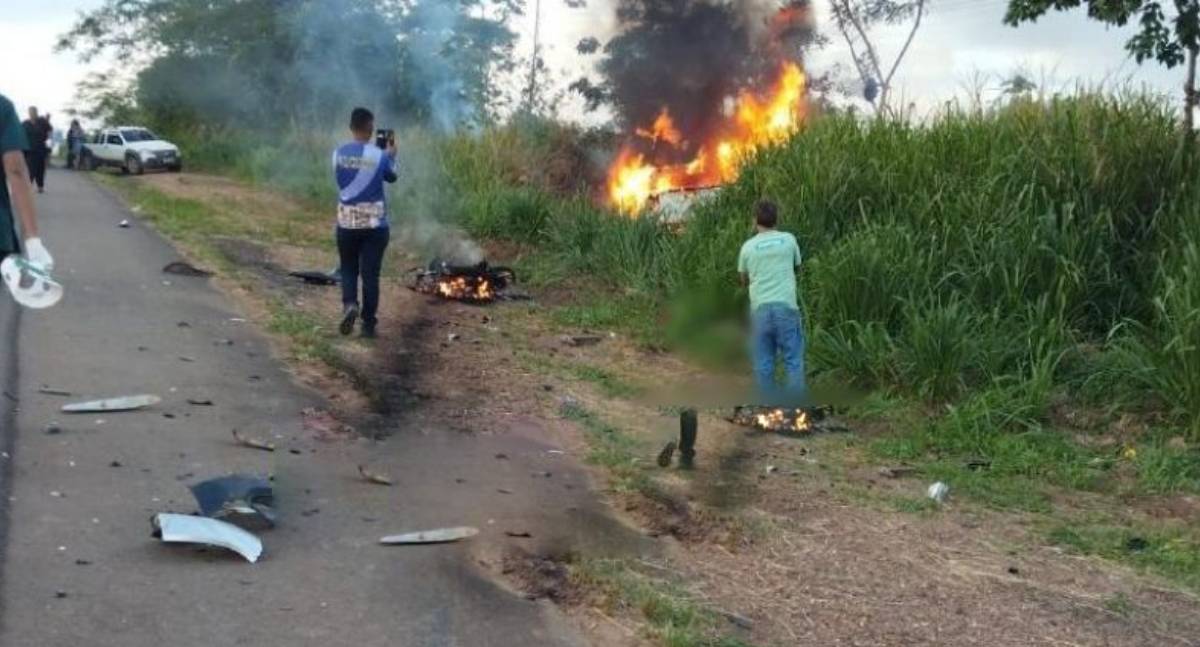 Acidente BR 364 Presidente Médici deixa duas vítimas fatais