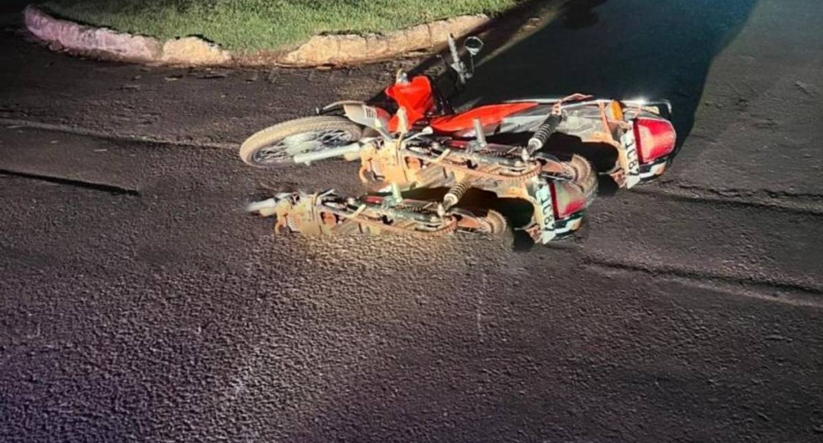 Acidente em Rolim de Moura: Colisão deixa motociclista ferida