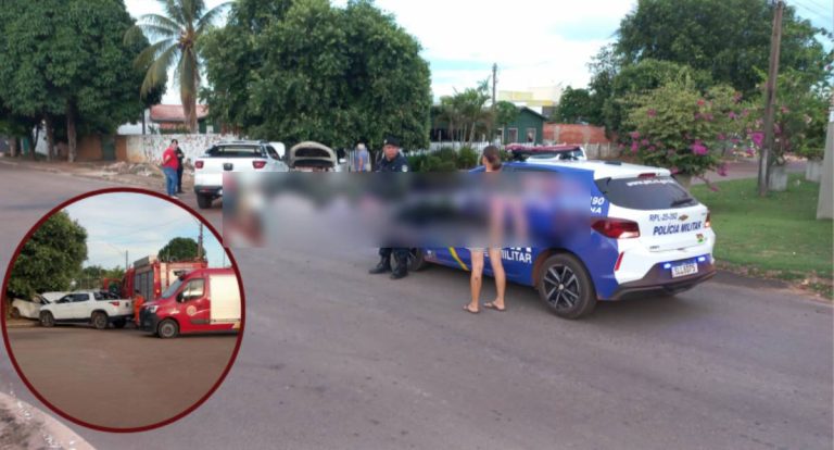 Acidente entre dois carros é registrado em Rolim de Moura