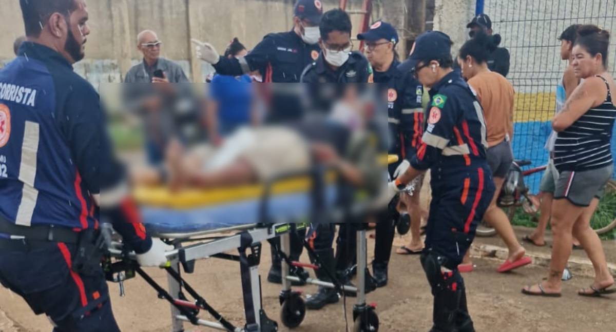 Acidente grave entre motocicletas deixa três feridos em Porto Velho