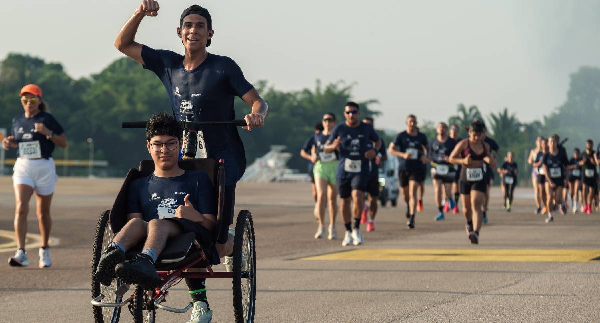 Aeroporto de Porto Velho recebe a 9ª Corrida da Asa em percurso inédito pela pista