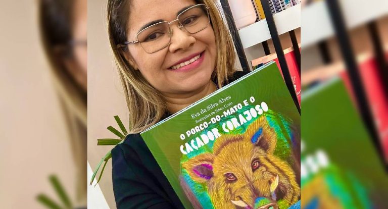 Autora rondoniense lança novo livro infantojuvenil “O Porco-do-Mato e o Caçador Corajoso”