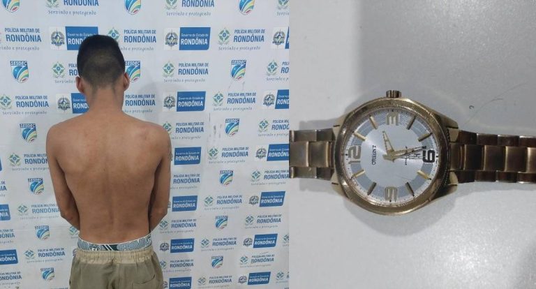 BOPE prende suspeito de roubo em salão de beleza em Porto Velho