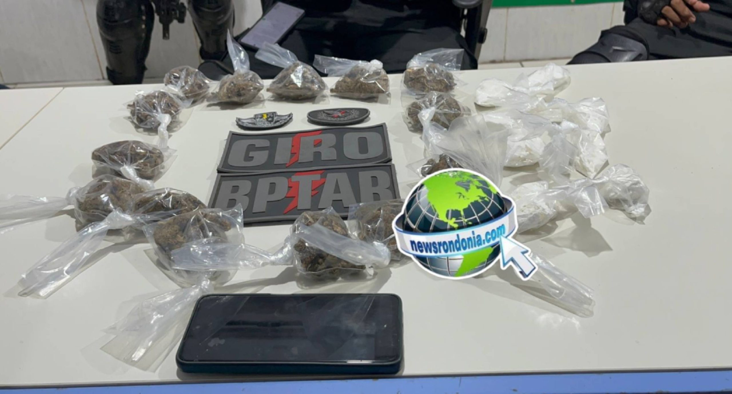 BPTAR prende jovem com maconha e cocaína na zona Norte de Porto Velho
