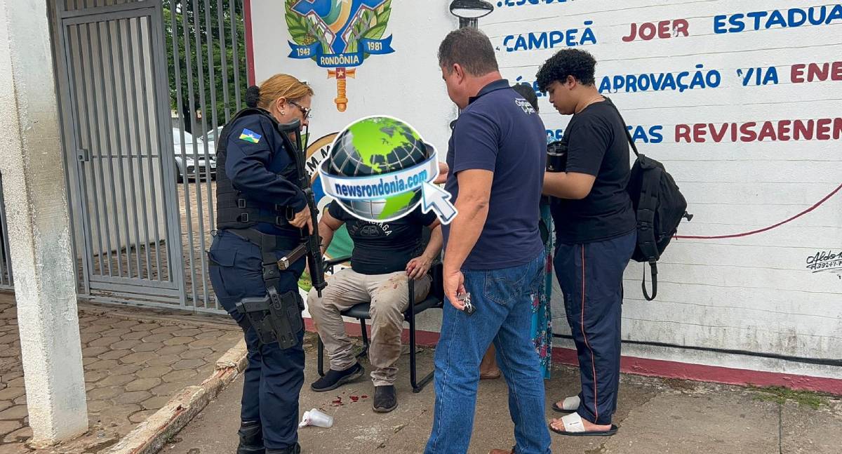 Briga de trânsito termina com motorista espancado em frente de escola no centro