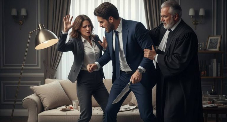 Briga entre casal de advogados quase termina em homicídio a facadas na capital