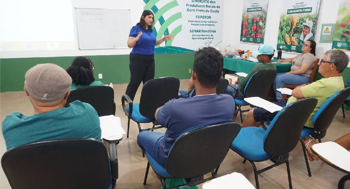 Cacau em Rondônia é tema de capacitação do Sebrae em Ouro Preto