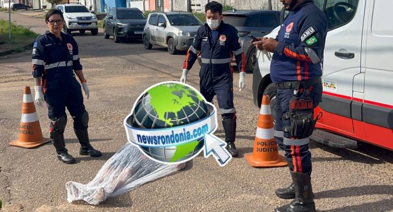 Camelô morre no meio da rua no centro de Porto Velho