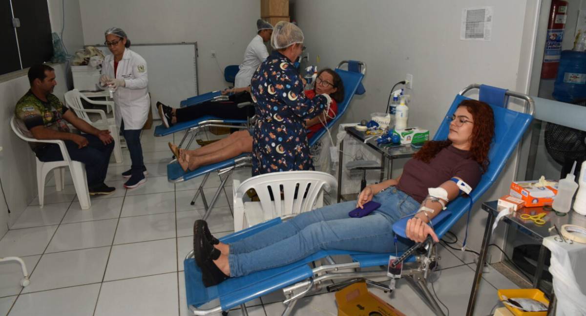 Campanhas de doação de sangue reúnem mais de 250 voluntários em Porto Velho e Alvorada d’Oeste