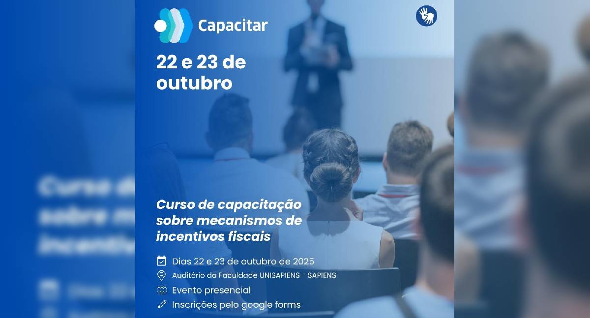Capacitar Porto Velho: últimos dias para inscrição em evento sobre incentivos fiscais
