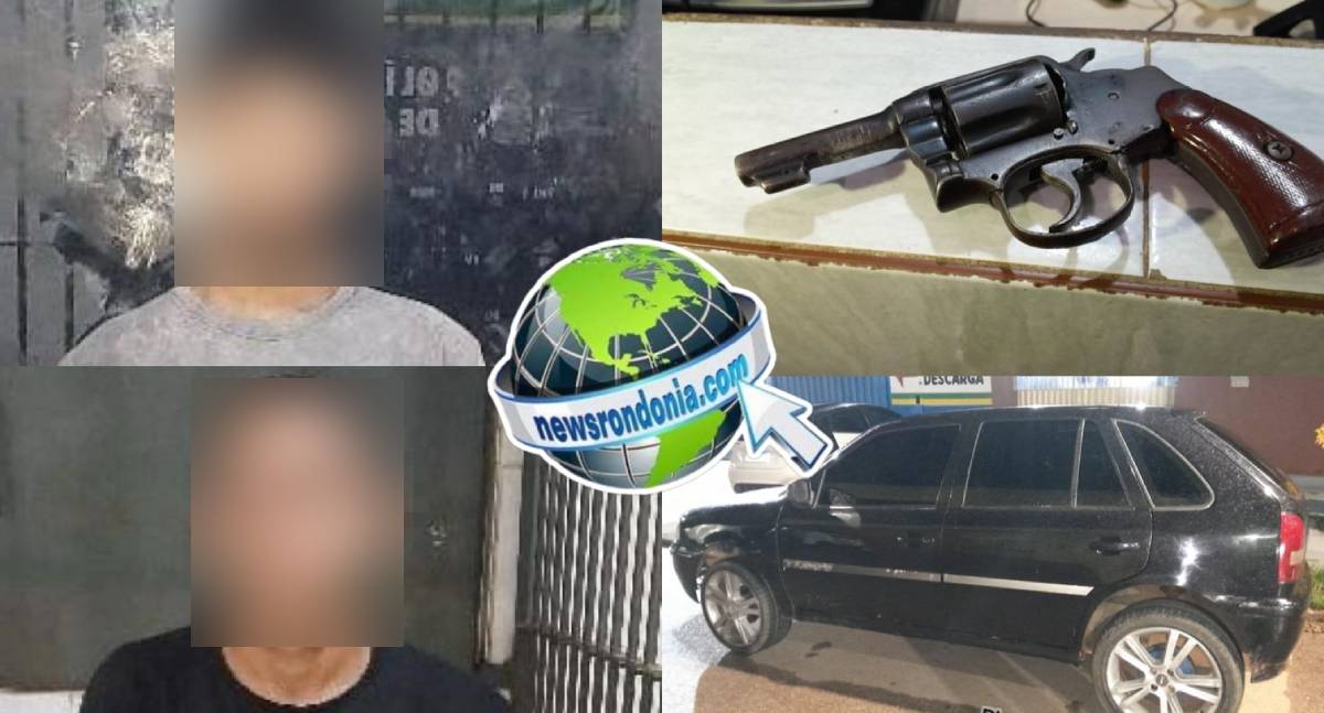 Casal e comparsa são presos após tentativa de roubo em empresa na BR-364 em Porto Velho