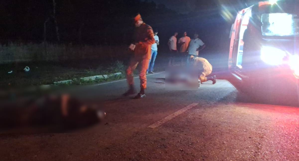 Casal em estado grave após acidente e atropelamento na Lauro Sodré
