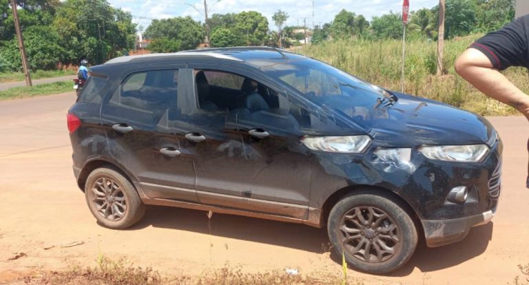 Ciclista fica ferida em colisão com carro em Rondônia