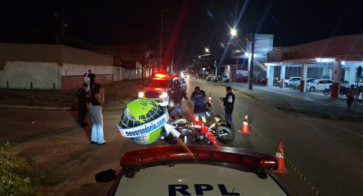 Colisão entre duas motocicletas deixa duas mulheres feridas na zona Leste